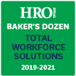 HRO Today Baker's Dozen Total Workforce Solutions 2019-2021