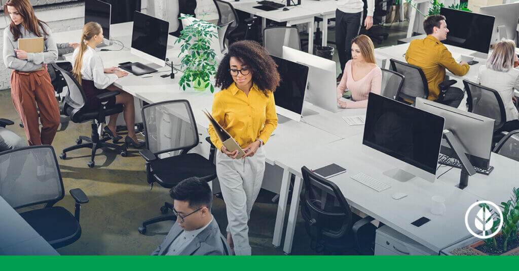 Workers in an office